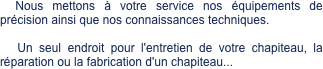   Nous mettons à